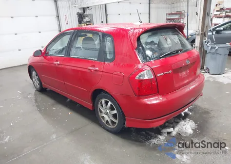 2005 Kia Spectra5 из США, поврежденный, VIN KNAFE161355117080